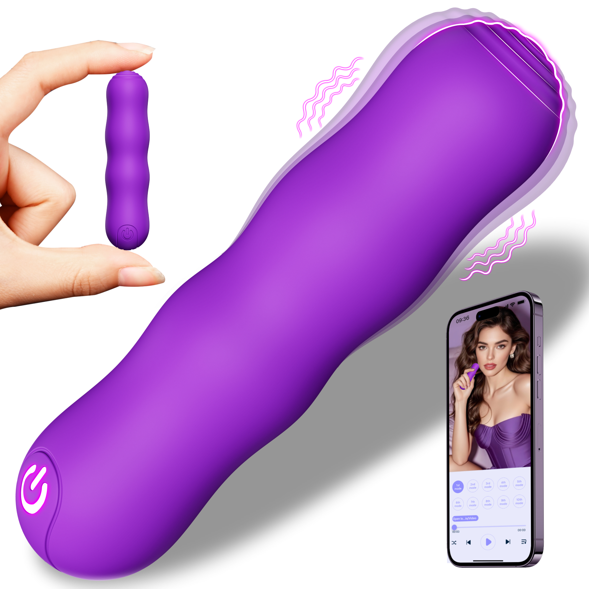 ZEROCHU Peanut bead bullet vibrator