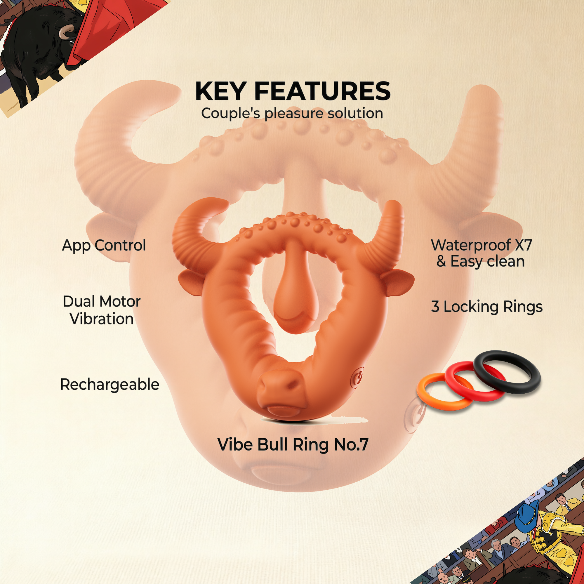 ZEROCHU vibe bull ring 